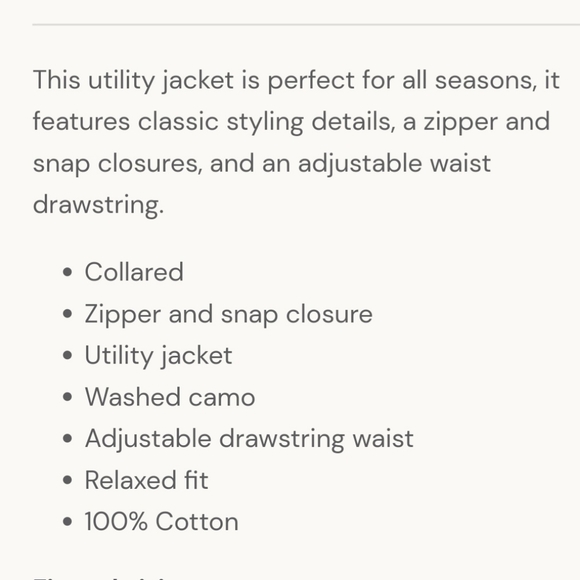 Oddi Caravan Camo Jacket NWT Size Medium/Large M/L from Mindy Mae's Market MMM - Picture 3 of 4